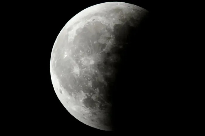 Framed Print : Super Blood Moon, Washington DC, January 2019