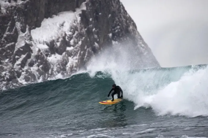 Framed Print : Surfing-Nor-Arctic