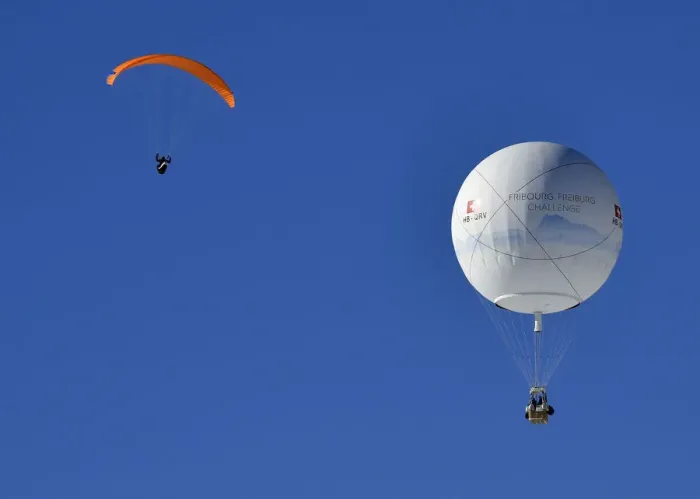 Framed Print : Switzerland-Culture-Balloon-Festival-Tourism