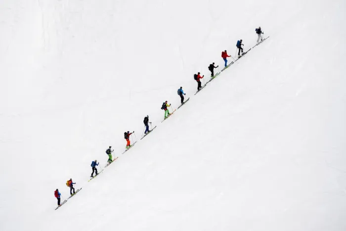 Framed Print : Switzerland-Tourisme-Ski-Touring
