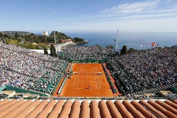 Tennis-Monaco. View over the tennis at Monte-Carlo ATP Masters Series in Monaco