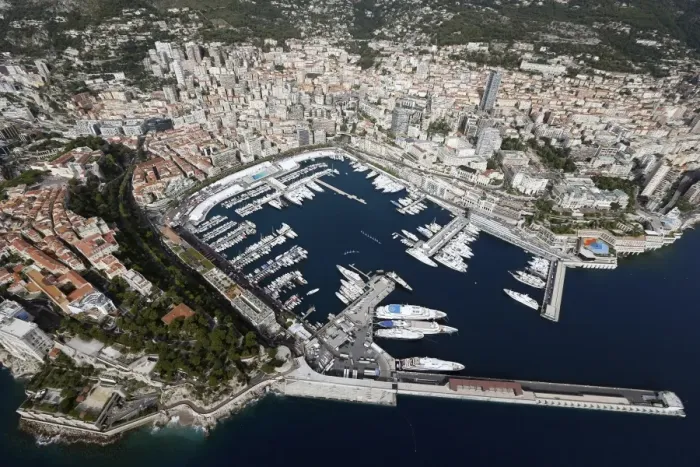 Framed Print : Travel-Monaco-Aerial View Framed Print : Travel-Monaco-Aerial View