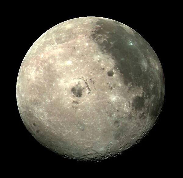 Us-Earths Moon. This 09 December, 1990 color image of the Moon was taken