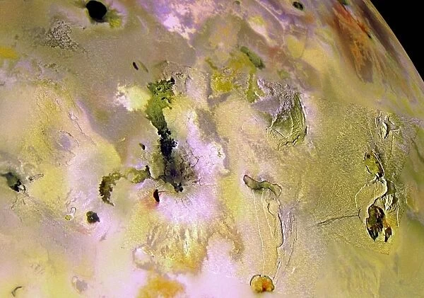 Us-Galileo-Io-02. This picture of Jupiter's volcanic moon Io released by