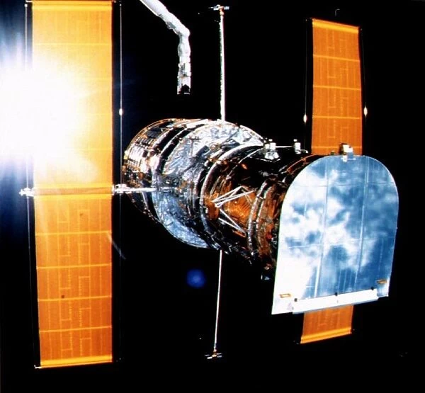Us-Hubble Telescope. This file photo shows the Hubble Space Telescope as it was deployed