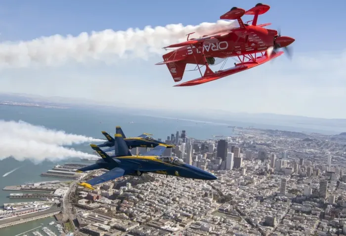Framed Print : -Us-San Francisco - Fleet Week - Planes