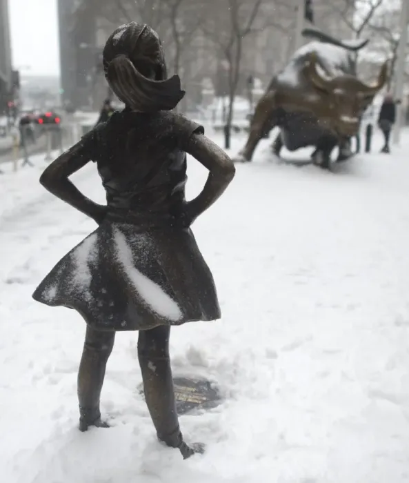Framed Print : Us-Weather-Frarless Girl Statue