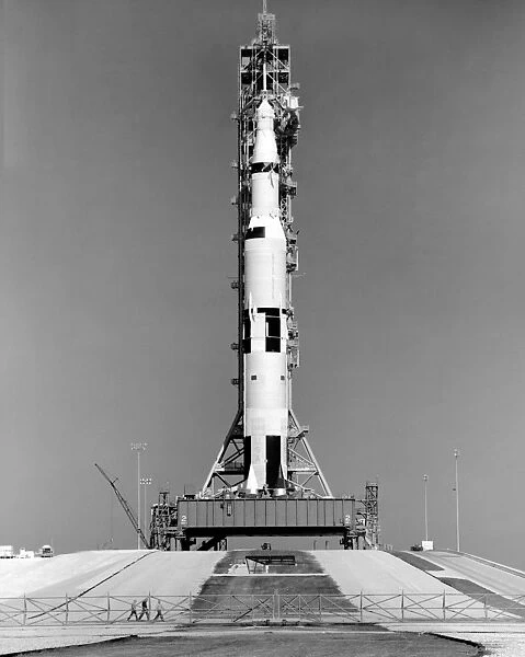 Usa-Space-Apollo VI. A picture taken on February 6