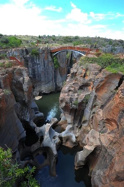 A view of Blyde River Canyon, the third largest canyon in the world called by locals The Potholes
