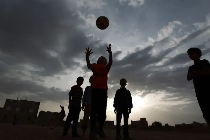 Framed Print : Yemen-Theme-Football