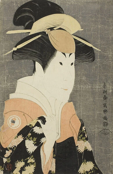 The actor Segawa Tomisaburo II as Yadorigi, wife of Ogishi Kurando
