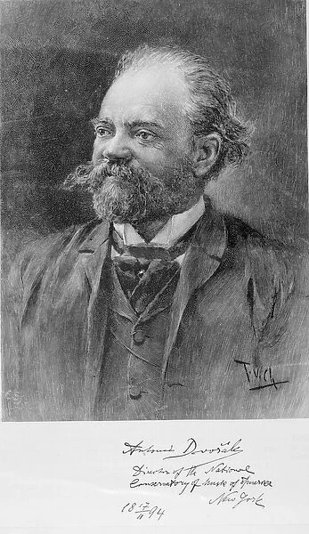 Anton Dvorak, 1894 (engraving)
