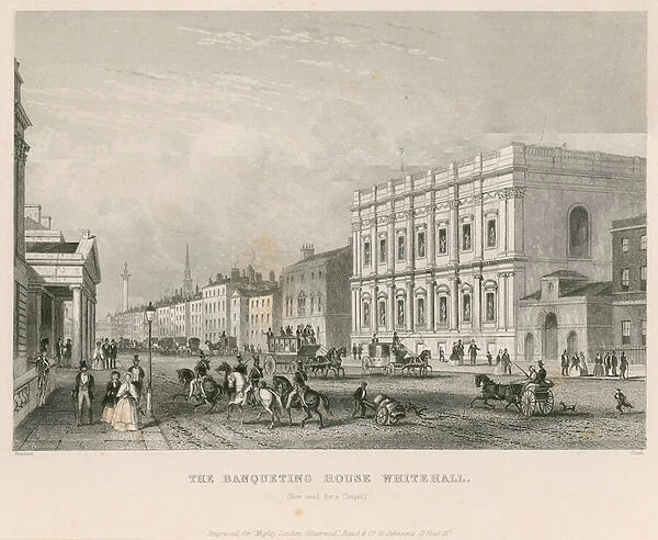 The Banqueting House, Whitehall (engraving)