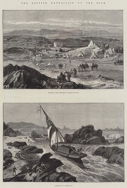 The British Expedition up the Nile (engraving)
