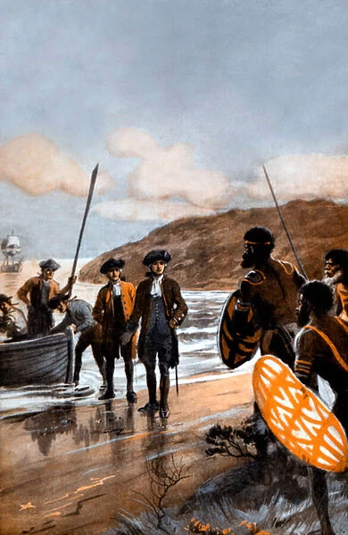 Captain Cooks first landing at Botany Bay
