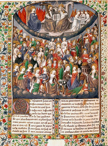 The Celestial Court or reign eternal happiness Miniature taken from '