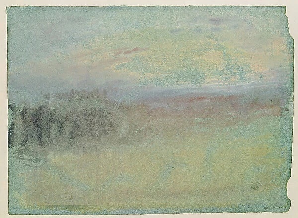 Coastal scene. c. 1830 (w  /  c on paper)