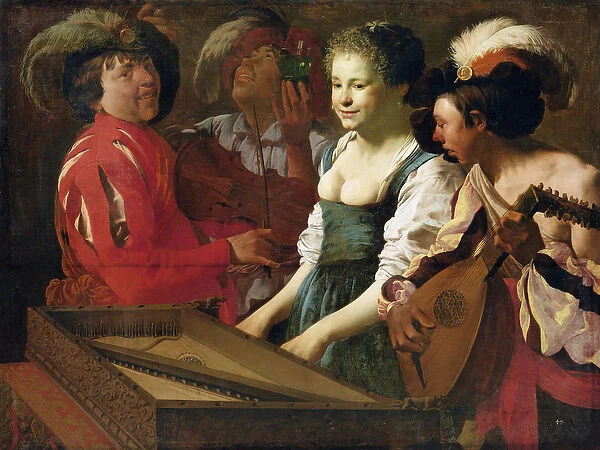 Concert, 1626 (oil on canvas)