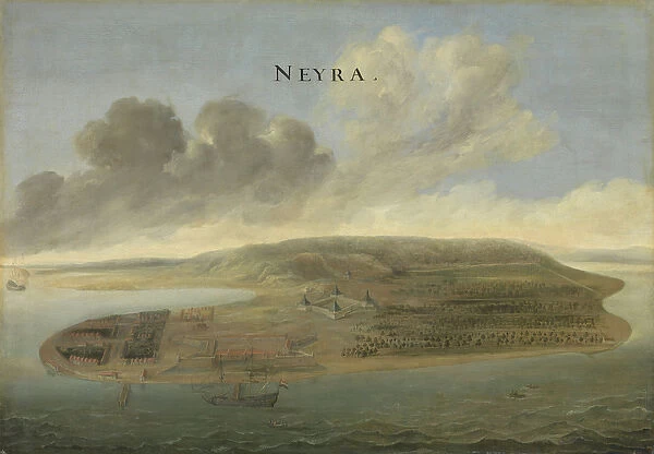 Dutch East India Company Trading Post of Banda Neira in the Southern Moluccas, c