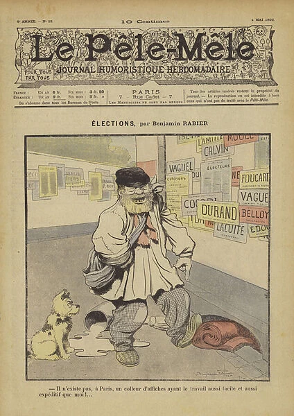Elections. Illustration for Le Pele-Mele, 1902 (colour litho)