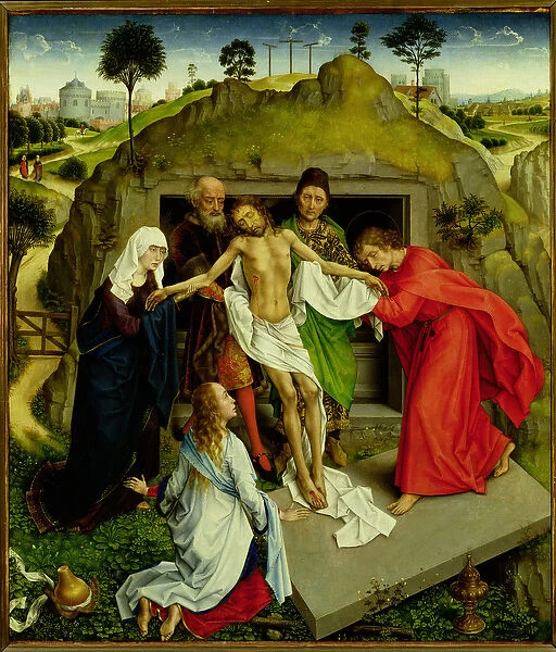 The Entombment, c. 1450 (oil on panel)