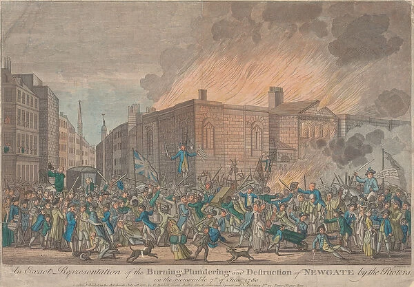 An Exact Representation of the Burning, Plundering, and Destruction of Newgate by