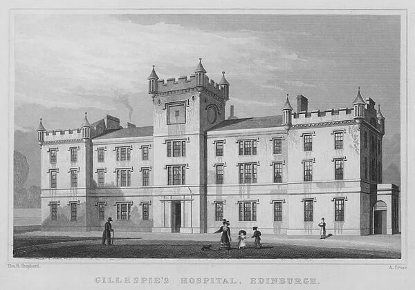 Gillespies Hospital, Edinburgh (engraving)