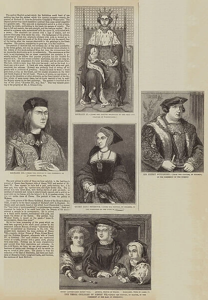 A Group of Early Portraits (engraving)