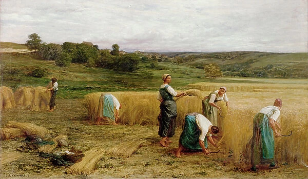 Harvest, 1874 (oil on canvas)