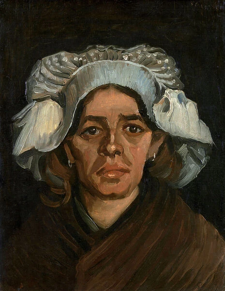 Head of a Woman, 1885 (oil on canvas)