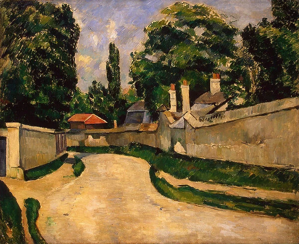 Houses Along a Road, c. 1881 (oil on canvas)