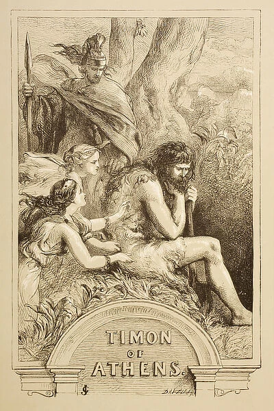 Illustration for Timon of Athens, from The Illustrated Library Shakespeare