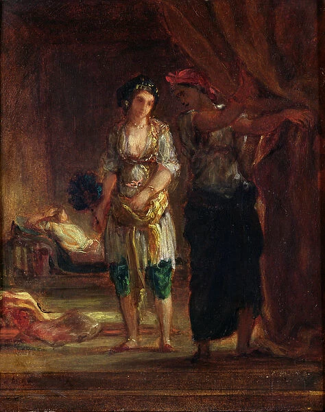 Interior of a Harem in Oran, c. 1847 (oil on canvas)