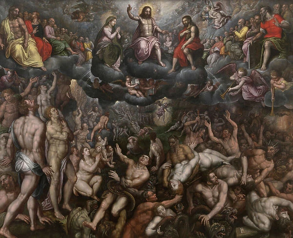 The Last Judgement, c. 1588-89 (oil on panel)