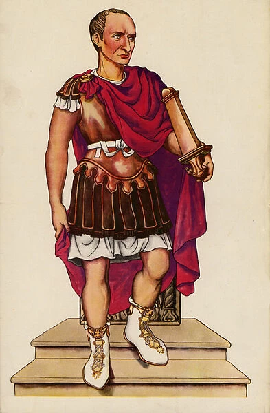 Julius Caesar (colour litho)