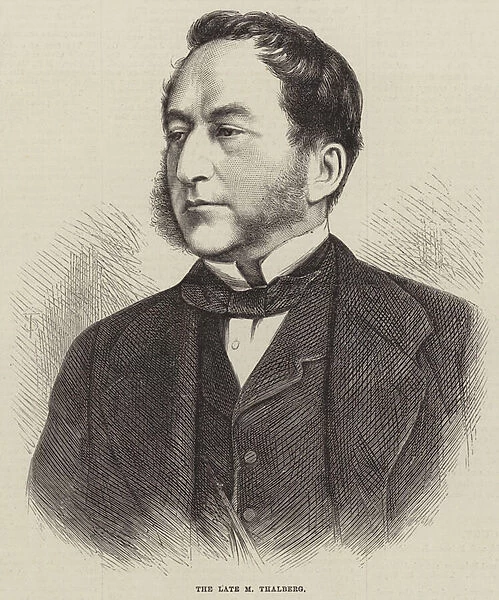 The Late M Thalberg (engraving)