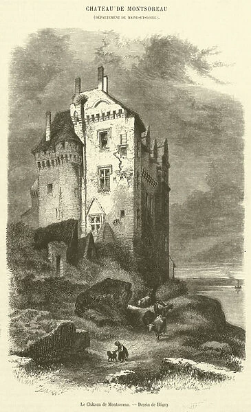 Le Chateau de Montsoreau (engraving)
