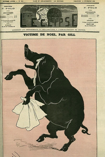 Le porc 'victim de noel'. Cover in 'L Eclipse'