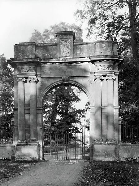 The London Arch at Croome Court, from The Country Houses of Robert Adam, by Eileen Harris, published 2007 (b / w photo)