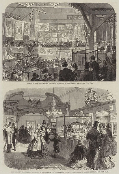 London Exhibitions (engraving)