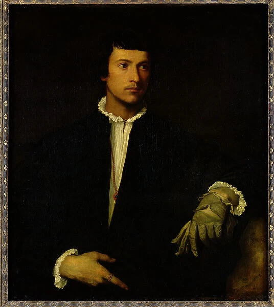 The Man with a Glove, c. 1520 (oil on canvas)