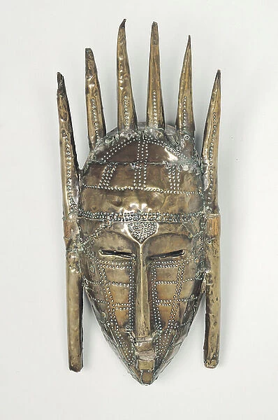 Mask, Marka Population, from Mali, 19th-20th century (metal)