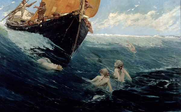 The Mermaids Rock, 1894 (oil on canvas)