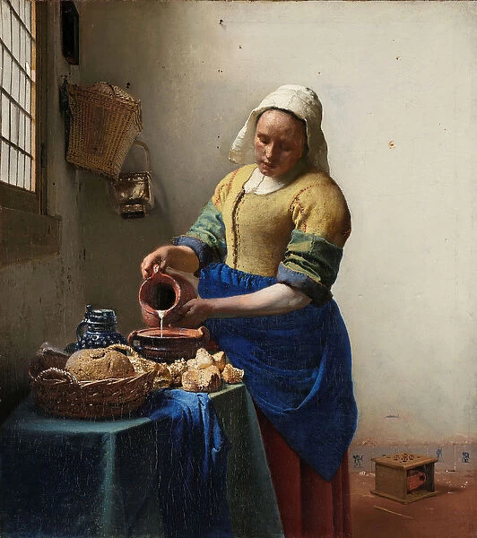 The Milkmaid, c. 1658-60 (oil on canvas)