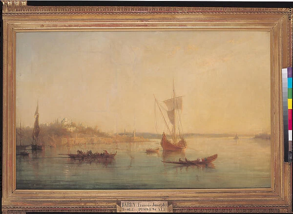 The Mouth of the Bosphorus at Constantinople, 1869 (oil on canvas)