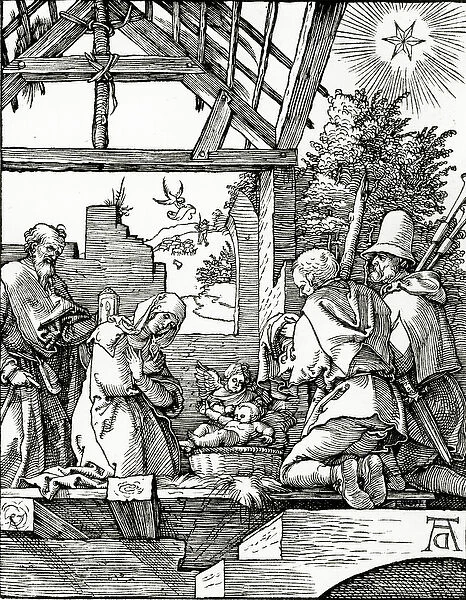 Nativity, from the Small Passion, 1510 (woodcut)