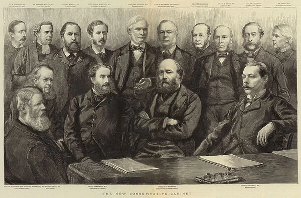 The New Conservative Cabinet (engraving)