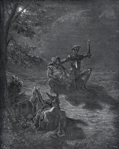 A Nocturnal Discourse - from 'Don Quixote de la Mancha'