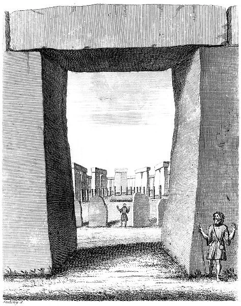 A Peep into the Sanctum Sanctorium, by Stukeley, 1724 (engraving)