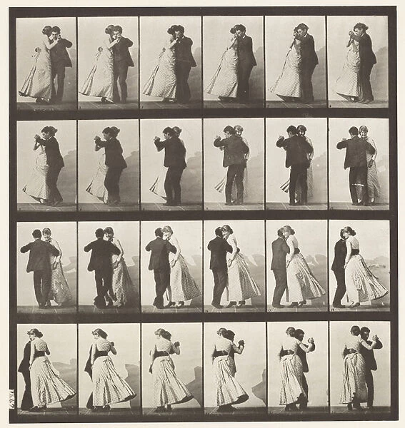 Plate 197. Dancing Waltz, Two Models, 1885 (collotype on paper)